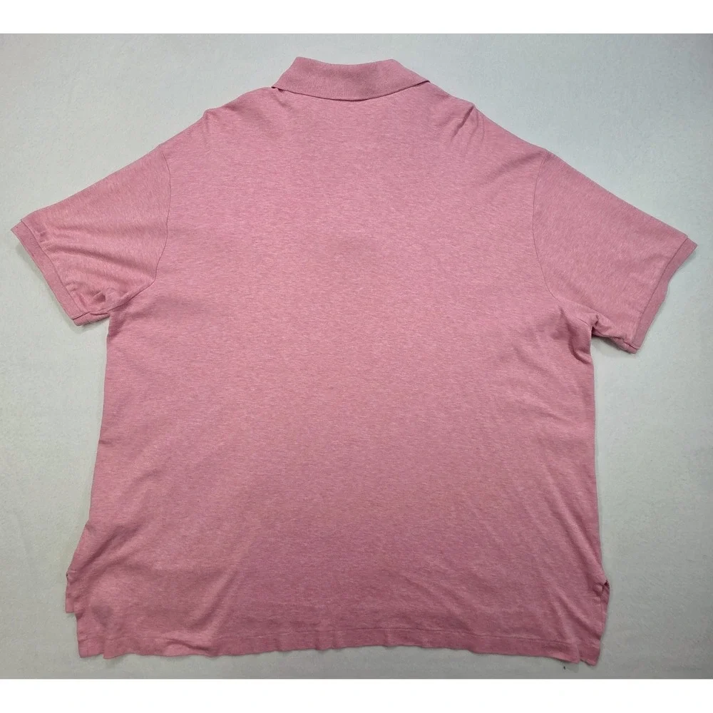 Polo Ralph Lauren Polo Shirt Mens 2XB Big‎ Heather Pink Blue Pony
